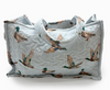 Tote Bag - Mallory Ducks Blue Quilted