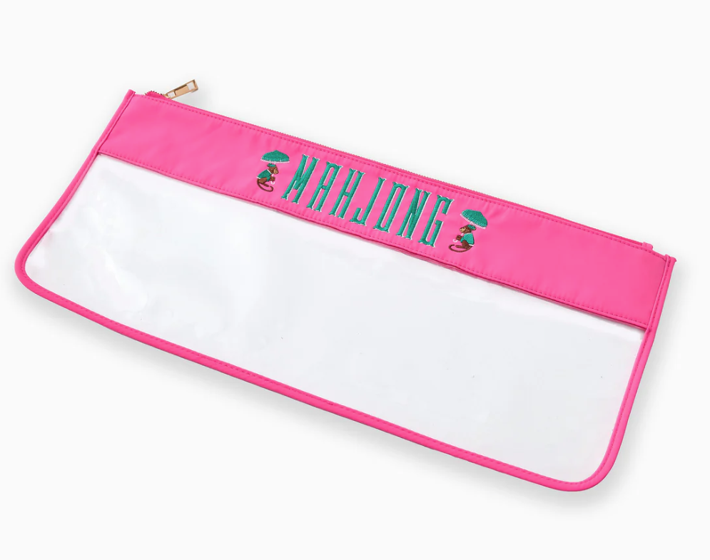 Oh My Mahjong - Pink Monkey Mahjong Bag