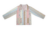 Jacket - Paige Patchwork Stripe Quilted Snap Jacket