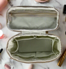 Travel Bag -  Classic Train Case - Pearl Quilted