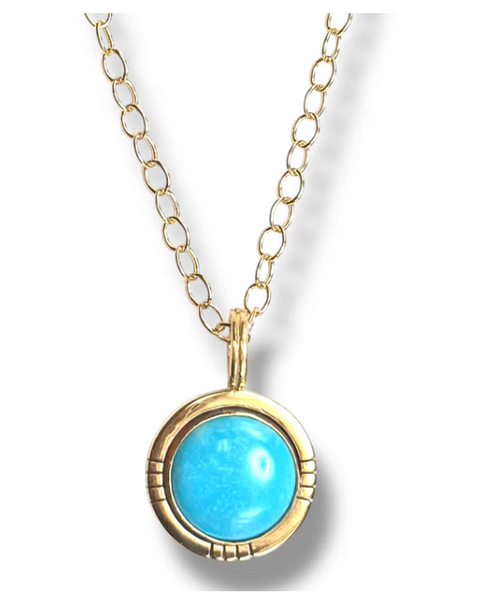 Dina Mackney - Fine Turquoise Hashtag Necklace