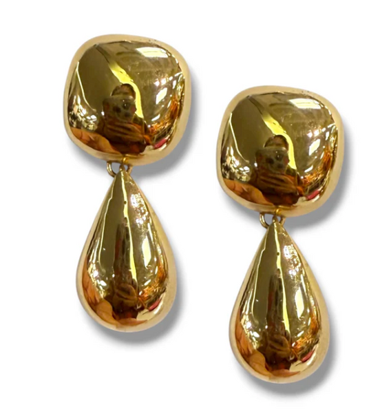 Dina Mackney - Double Golden Mega Earrings