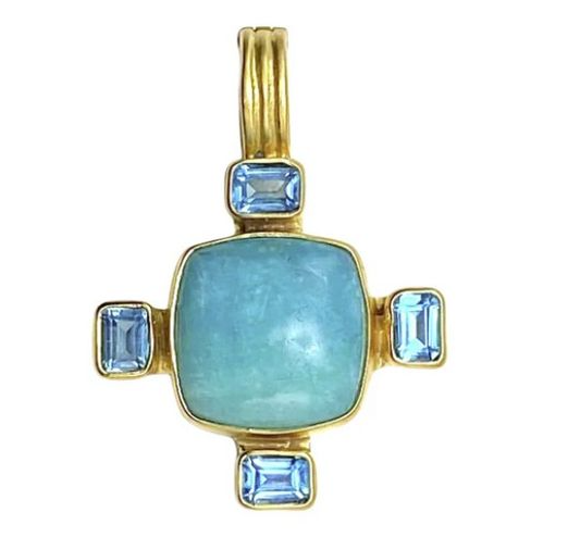 Dina Mackney - Amazonite Blue Topaz Enhancer