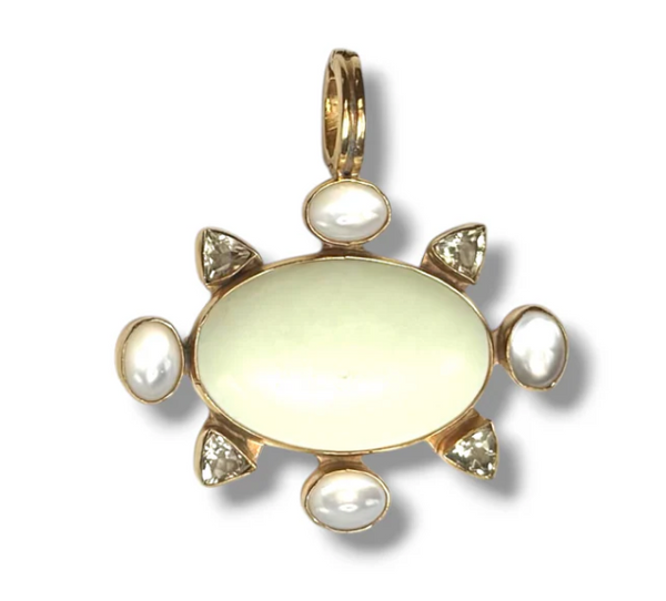Dina Mackney - Lemon Chrysoprase & Pearl Enhancer