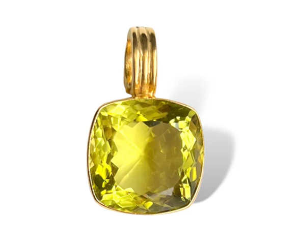 Dina Mackney - Lemon Citrine Faceted Maxi Enhancer