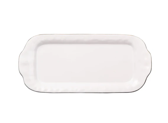 Skyros - Cantaria Large Rectangular Tray in White