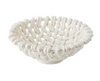 Skyros - Hand Woven Round Basket in Matte White