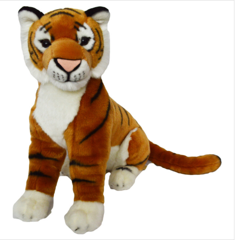 Plush Sitting Tiger Kenya