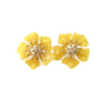 Earring - Torunn Flower Earrings-  Yellow or Orange Mix