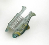 Hair Accessories - Mini Green Sardine Hair Claw Clip with Seaweed