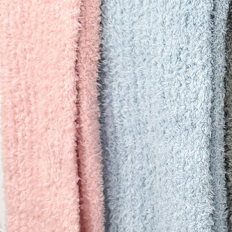 The Alani Toddler Blanket - Blue or Pink W/Cream Trim