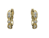 Earrings - Small Clear Stone Huggie Earrings