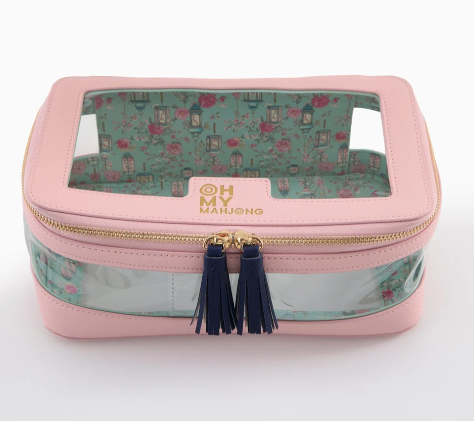 Oh My Mahjong - Light Pink Tile Storage Bag