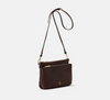 Cuoieria Fiorentina - Velvet Boho Double Pouch in Chocolate
