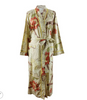 Robe - Beige, Olive & Burnt Orange Botanical Print