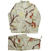Pajamas - Beige, Oliver, Burnt Orange Botanical Print