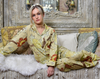 Pajamas - Beige, Oliver, Burnt Orange Botanical Print