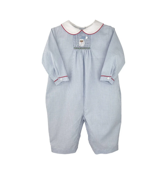 Longall W/Hand Smocked Santa