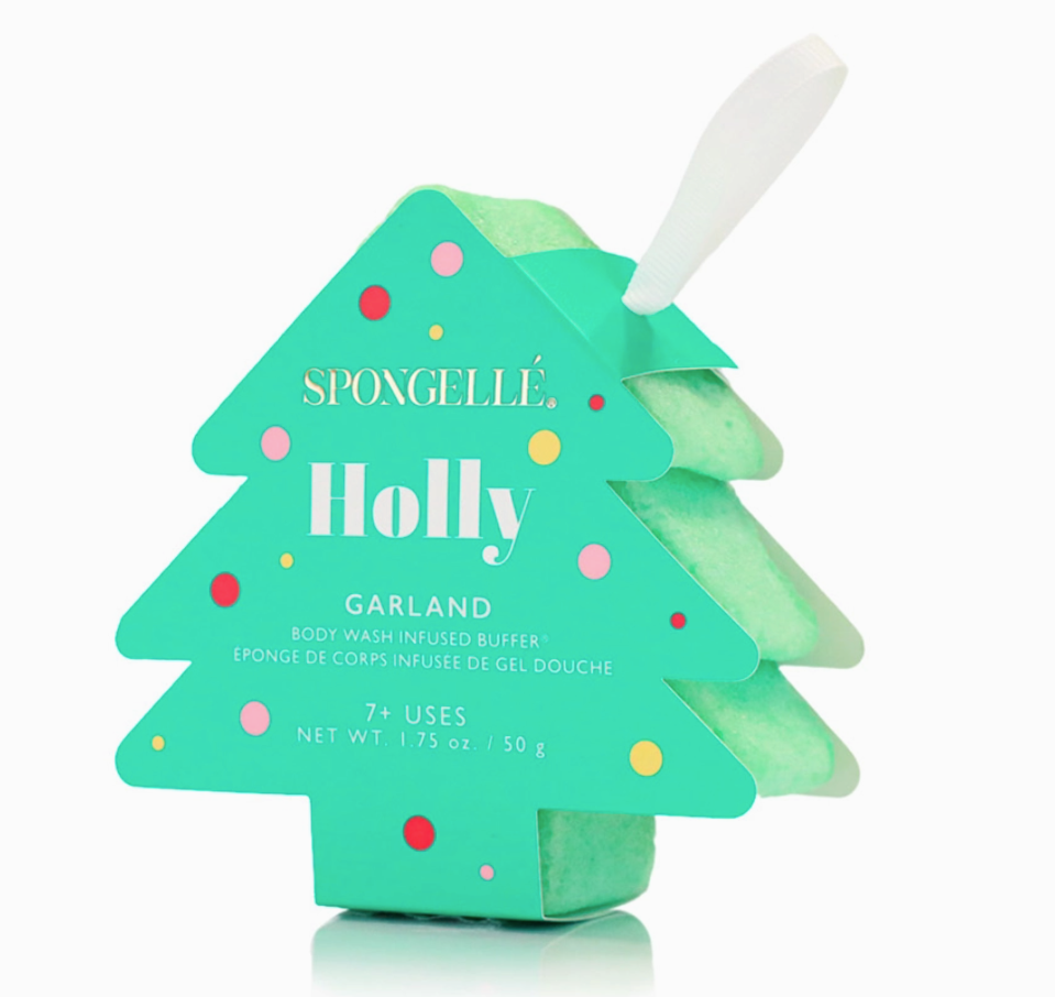 Spongelle Holiday Christmas Assorted Buffer - Tree, Snowman & Gingerbread