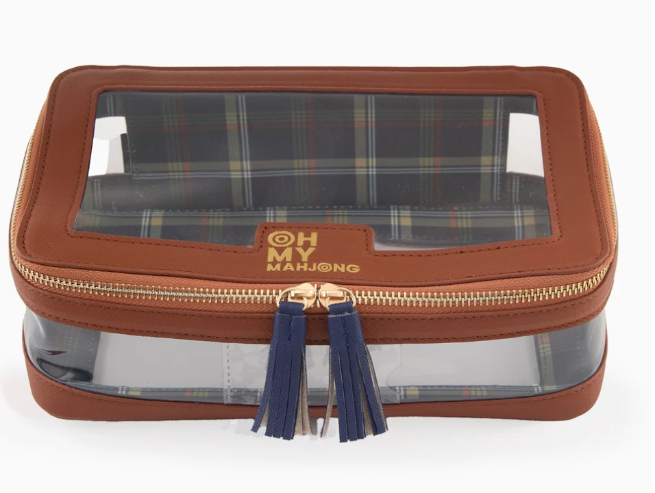 Oh My Mahjong - Cognac Tile Storage Bag