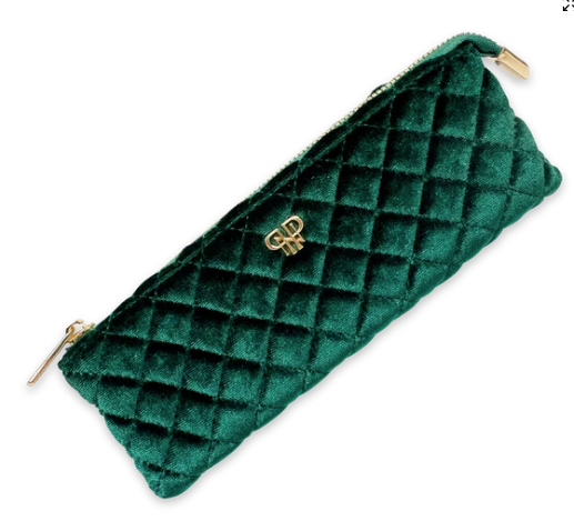 Travel Bag - Sleek Stash Go to Case - Emerald Velvet