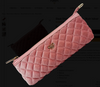 Travel Bag - Sleek Stash Go to Case - Blush Velvet