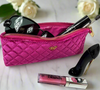 Travel Bag - Sleek Stash Go to Case - Fuchsia Velvet