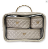 Travel Bags - Trio Jet Setter - Pearl Quilted