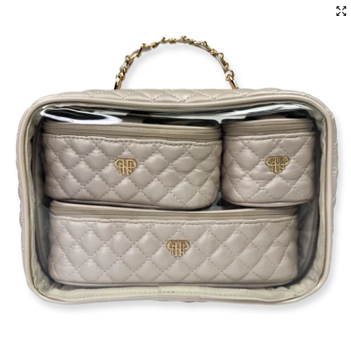 Travel Bags - Trio Jet Setter - Pearl Quilted