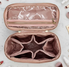 Travel Bag -  Classic Train Case - Blush Velvet