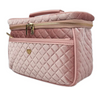 Travel Bag -  Classic Train Case - Blush Velvet