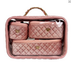 Travel Bags - Trio Jet Setter - Blush Velvet