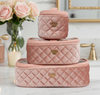 Travel Bags - Trio Jet Setter - Blush Velvet