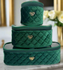 Travel Bags - Trio Jet Setter - Emerald Velvet