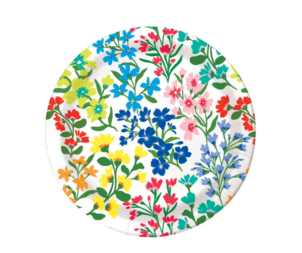 Paper Plates -Full Bloom Heavy Duty - 7"