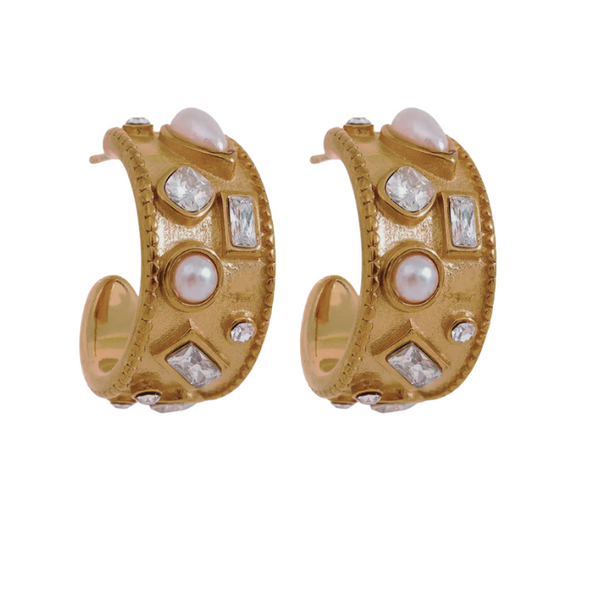 Earrings - Variety Shape Gold Hoops