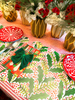 Placemats - Jolly Holly Scalloped Rectangle Paper Placemats | Set of 24