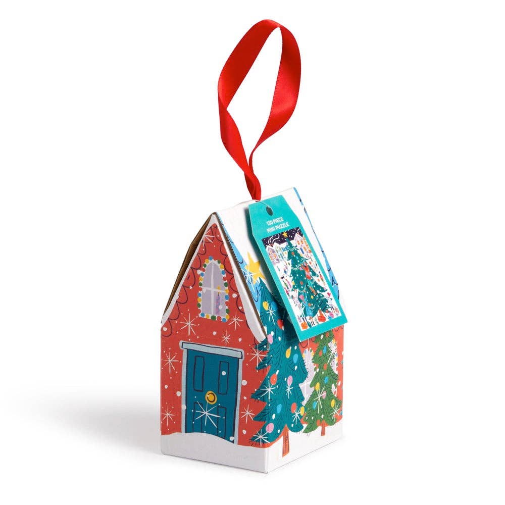 Puzzle - Tree Decorating 130pc Puzzle Ornament