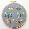 Embroidery Kit - Moth Sampler Embroidery Kit