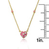 Necklace - Polka Dot Heart Necklace