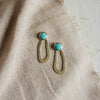 Earrings - Turquoise Tidal Studs