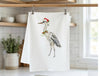 Hand Towel - Holiday Heron Flour Sack Towel