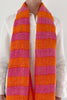 Scarf -  Linen Scarf: Loopy Blue & Blue