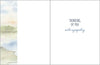 Greeting Cards - With Scripture Sympathy Card - River Peace