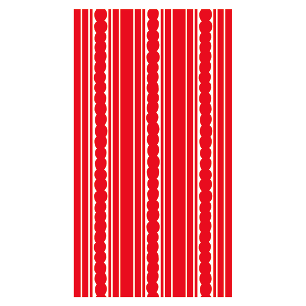 Guest Towel - Red Stripe Paper Guest Towels