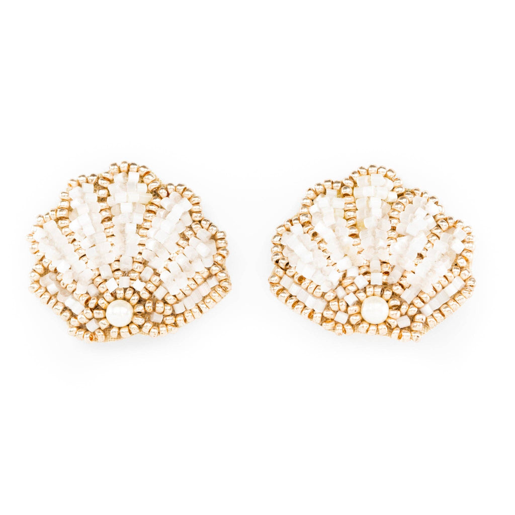 Earrings - Seashell Studs