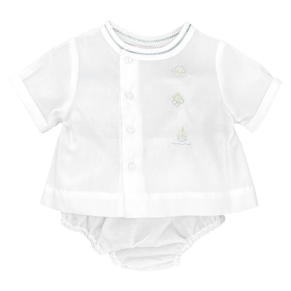 Nursery Shadow Stitch Diaper Set