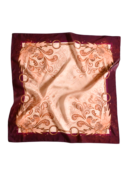 Scarf - Show Day D Ring Snaffle Bit Wild Rag Scarf