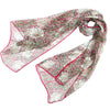 Scarf - William Morris Pimpernel and Thyme Red Silk Scarf