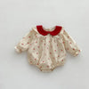 Bloomer - Cherie Fabric Bloomer w/Red Collar